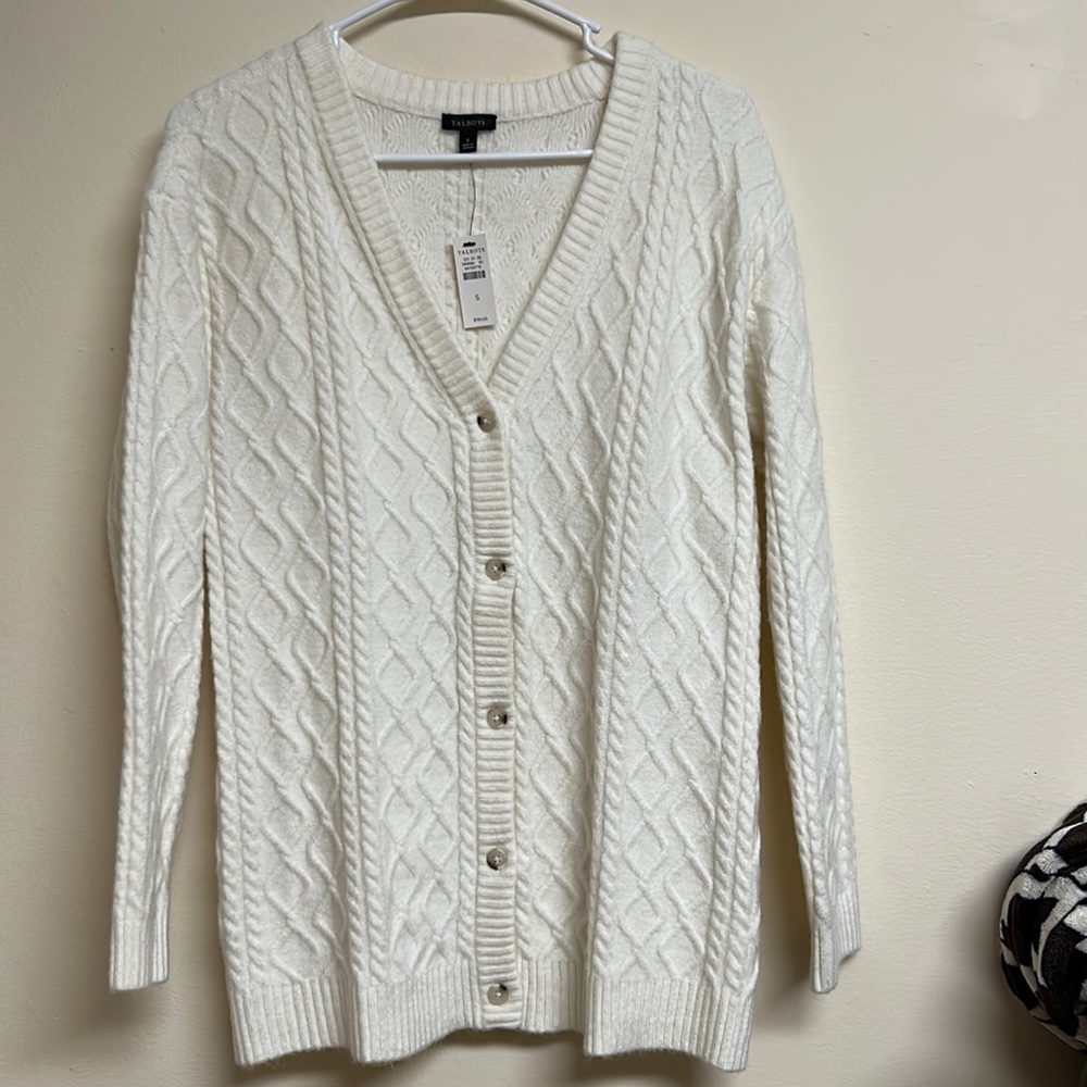 Nwt Womens Size Small Talbots Button Up Cardigan - image 2